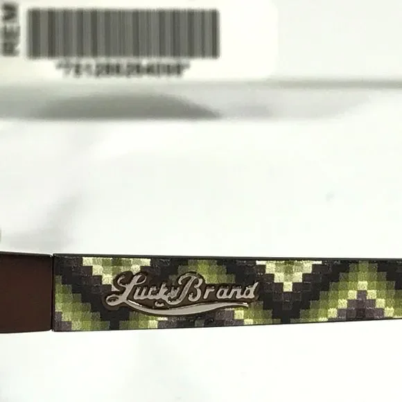 Lucky Brand WIGGLE BROWN Kids Eyeglasses Frames Rectangular Cat Eye 49-17-130 - Picture 7 of 12